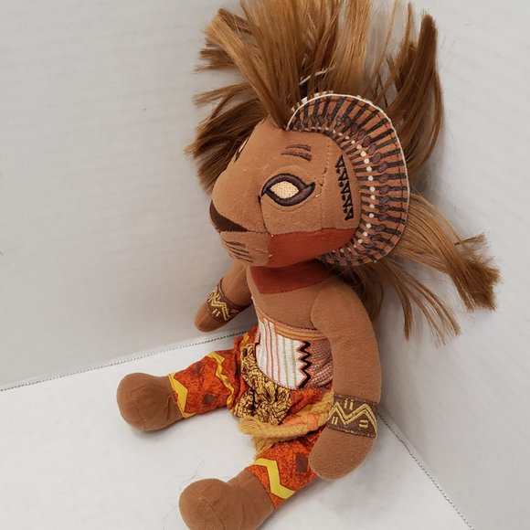 Display Collect The Lion King Plush Simba Broadway Musical Show Tribal Animal - Picture 4 of 8